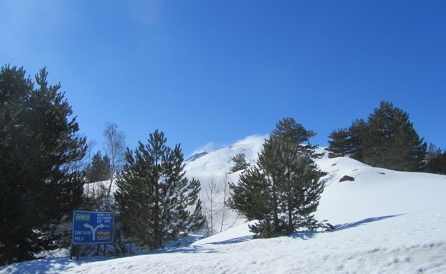 Skisfahren ist möglich Februar